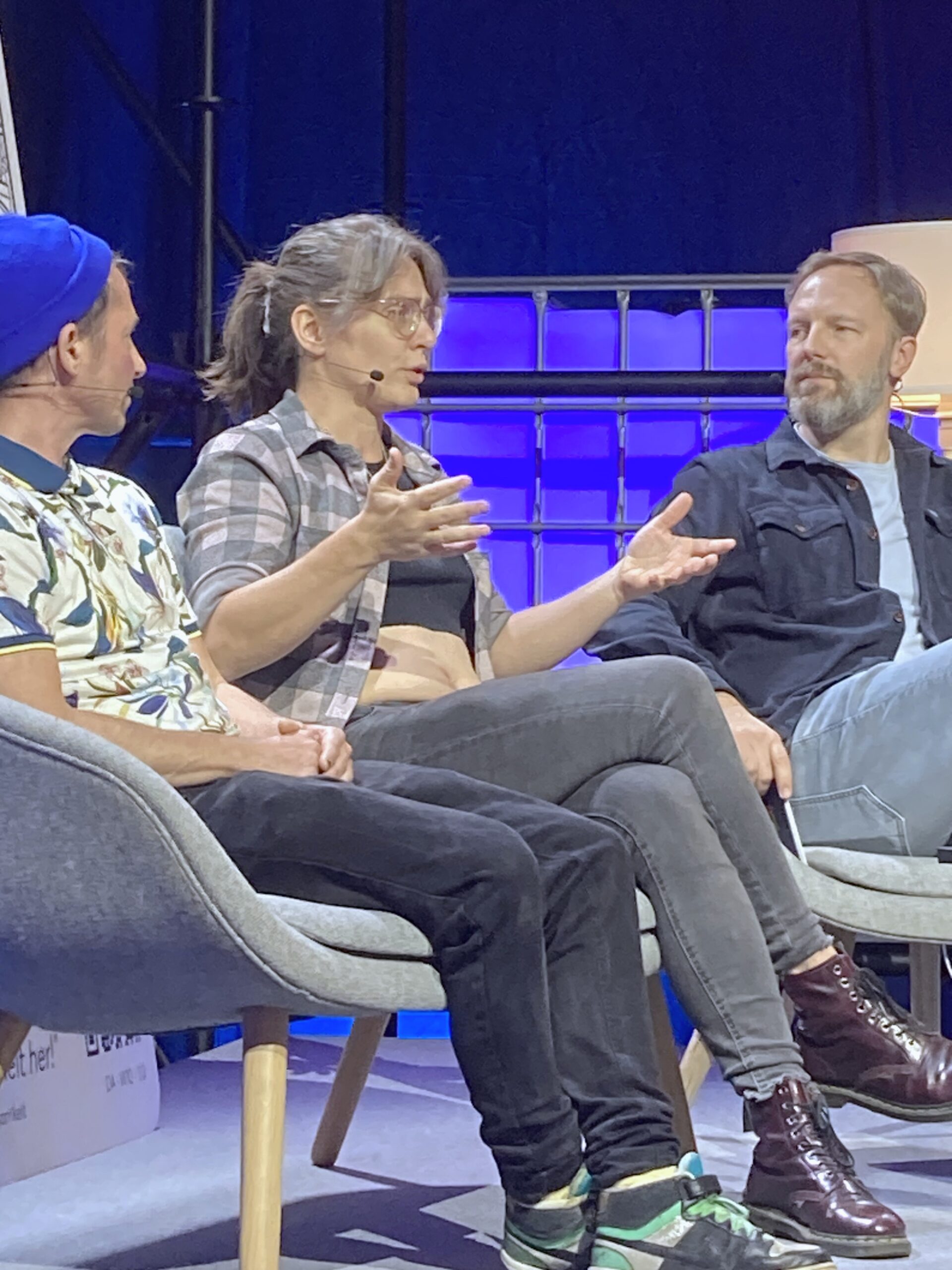 Rosa auf den SPIEL.Talks